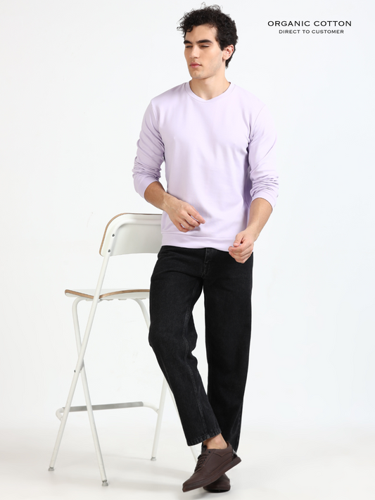 Orchid Petal Organic Cotton Pullover for Men
