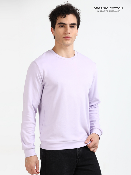 Orchid Petal Organic Cotton Pullover for Men