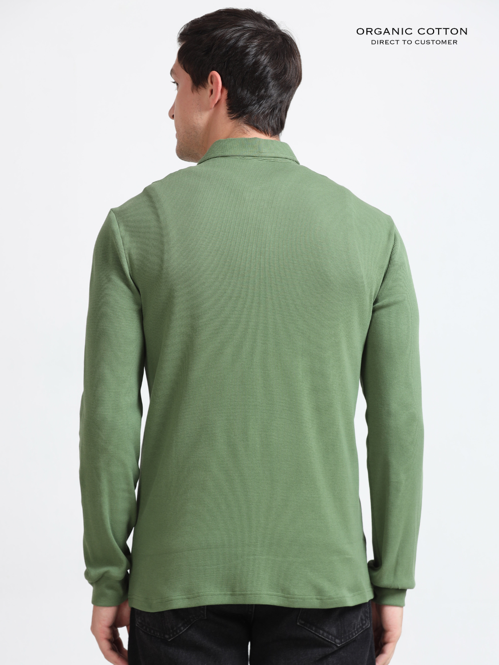 Vineyard Green Men’s Organic Cotton Ribbed Overshirt