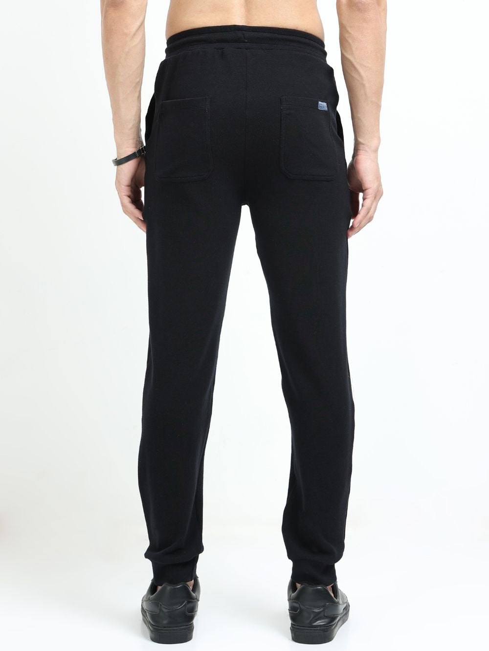 Black Men’s Organic Cotton Comfort Track Pant
