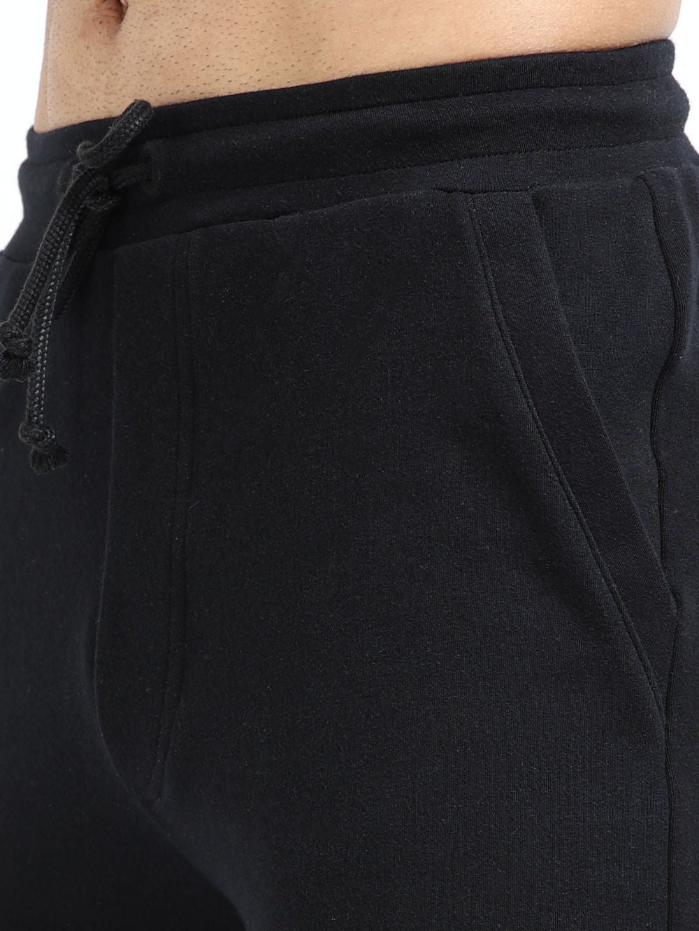 Black Men’s Organic Cotton Comfort Track Pant