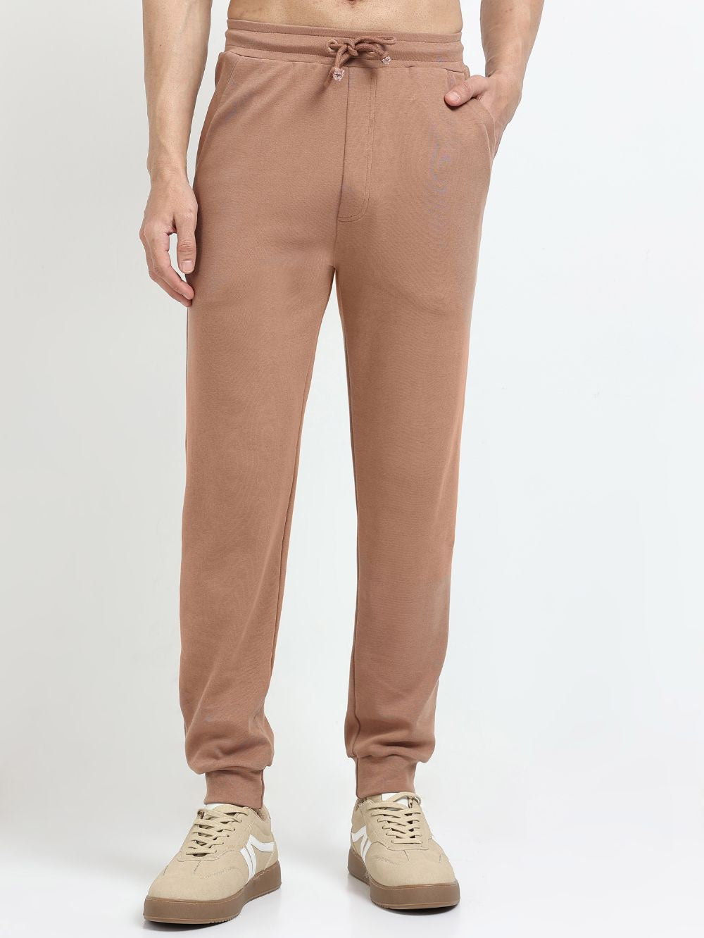Brown Mens Organic Cotton Comfort Track Pant