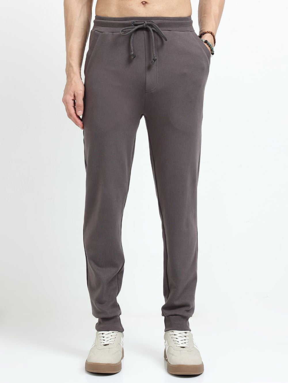 Dark Grey Mens Organic Cotton Comfort Track Pant