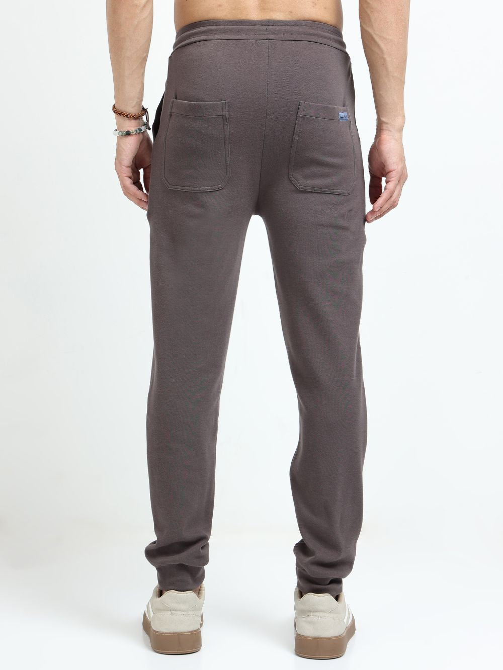 Dark Grey Mens Organic Cotton Comfort Track Pant