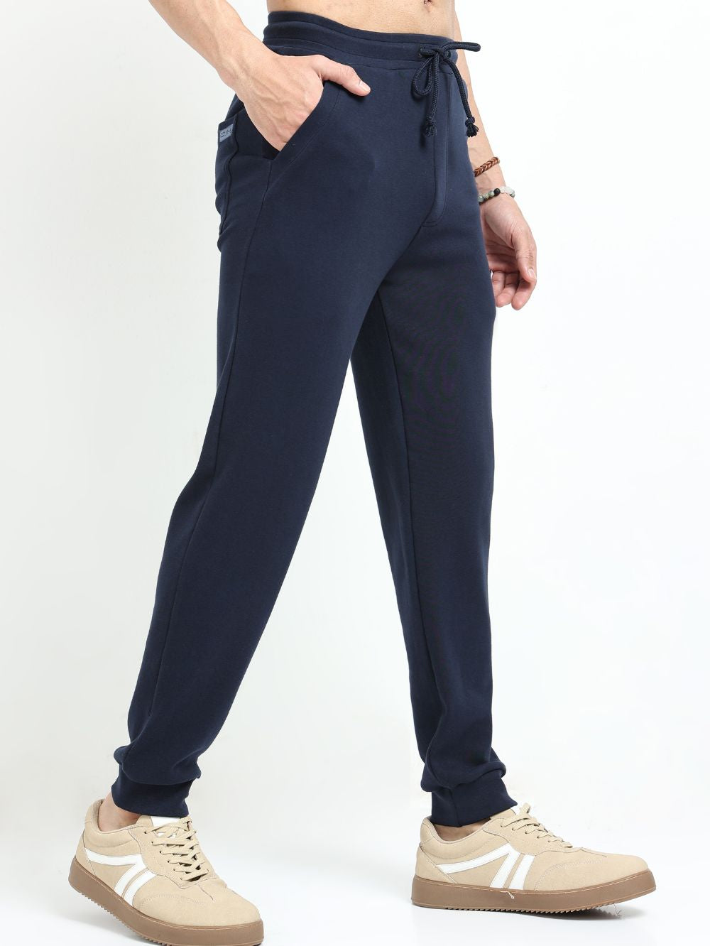 Navy Mens Organic Cotton Comfort Track Pant