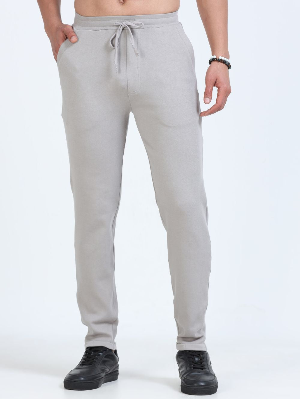 Silver Grey Mens Organic Cotton Comfort Track Pant