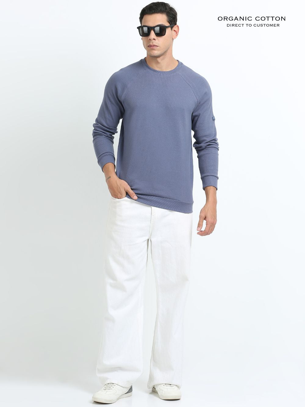 Mens Ragalan Full Sleeve Organic Cotton T-Shirt