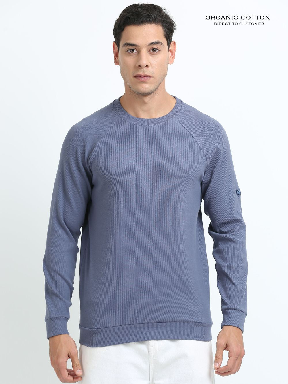 Mens Ragalan Full Sleeve Organic Cotton T-Shirt