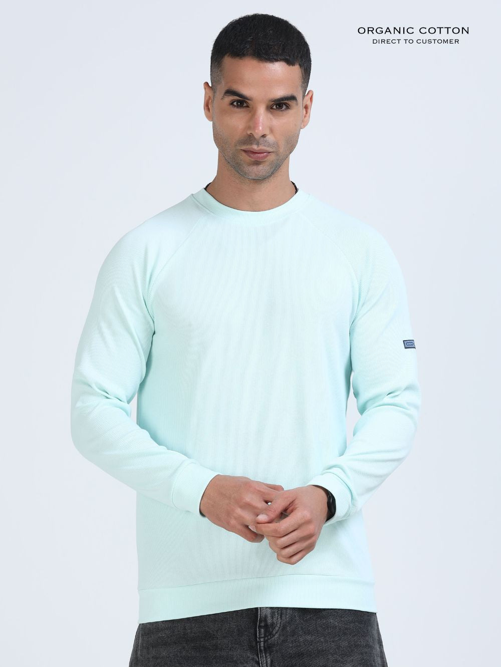 Mens Ragalan Full Sleeve Organic Cotton T-Shirt