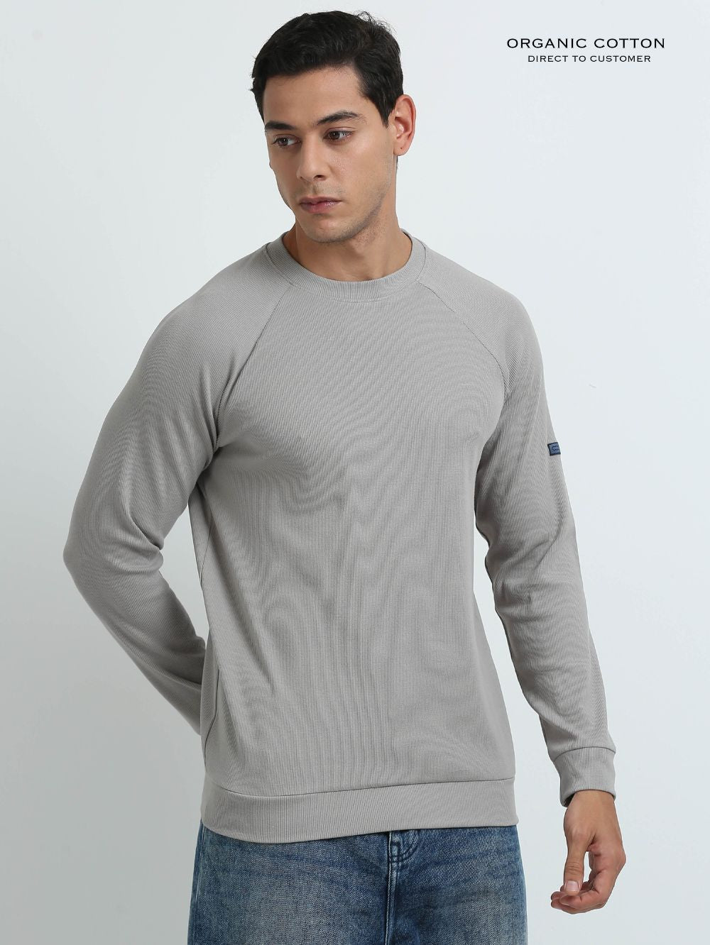 Mens Ragalan Full Sleeve Organic Cotton T-Shirt