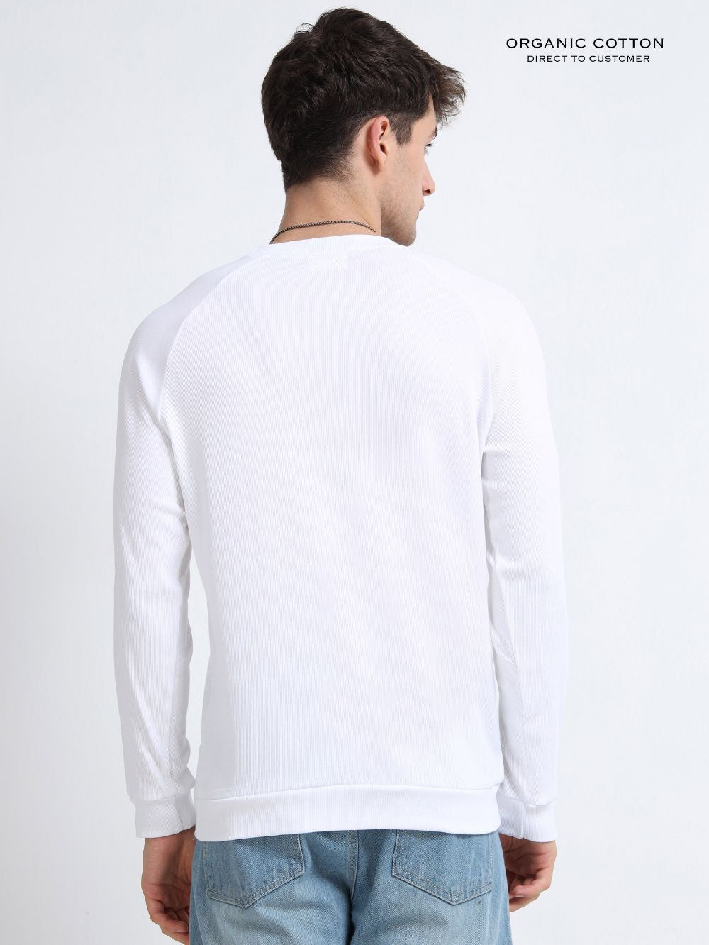 Mens Ragalan Full Sleeve Organic Cotton T-Shirt