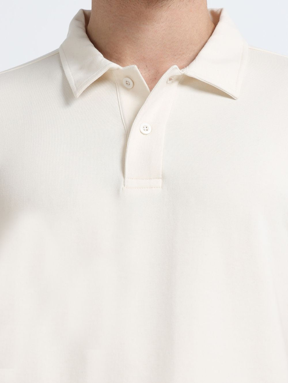 Organic Cotton Polo T-Shirt Button for Men