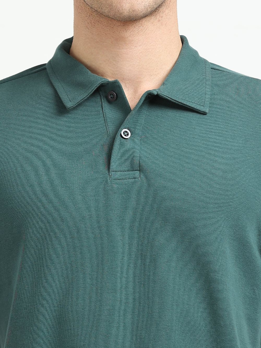 Organic Cotton Polo T-Shirt Button for Men