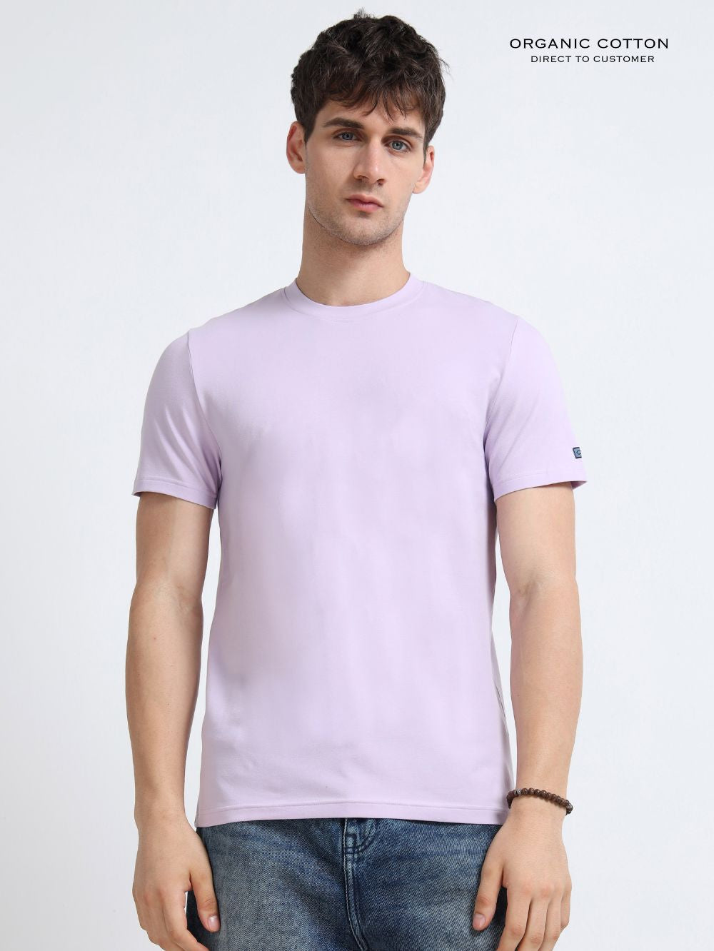 Organic Cotton Round Neck T-Shirt for Men