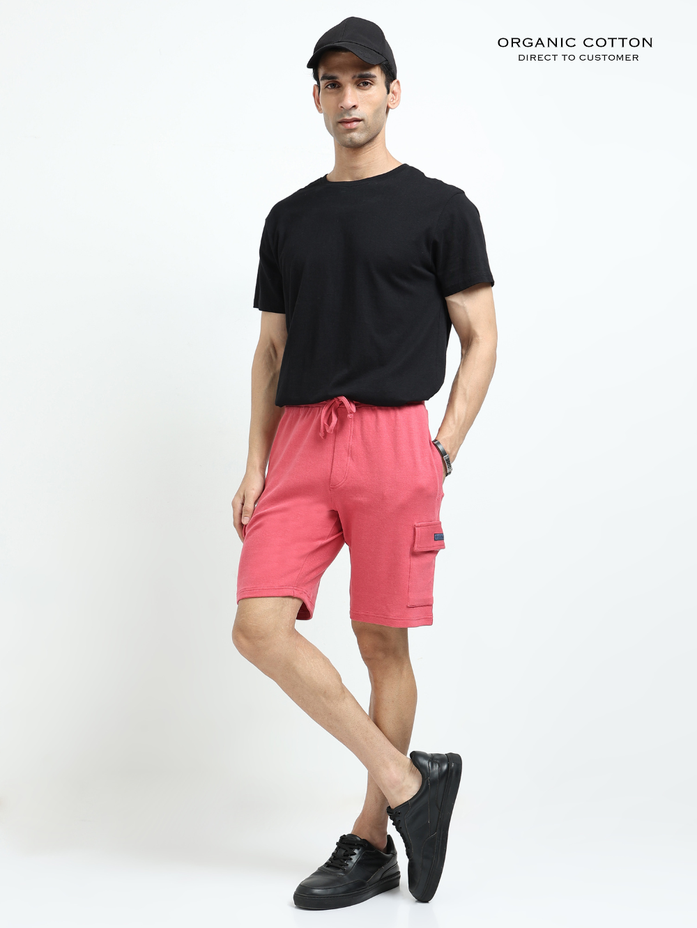 Organic Cotton Mens Cargo Shorts