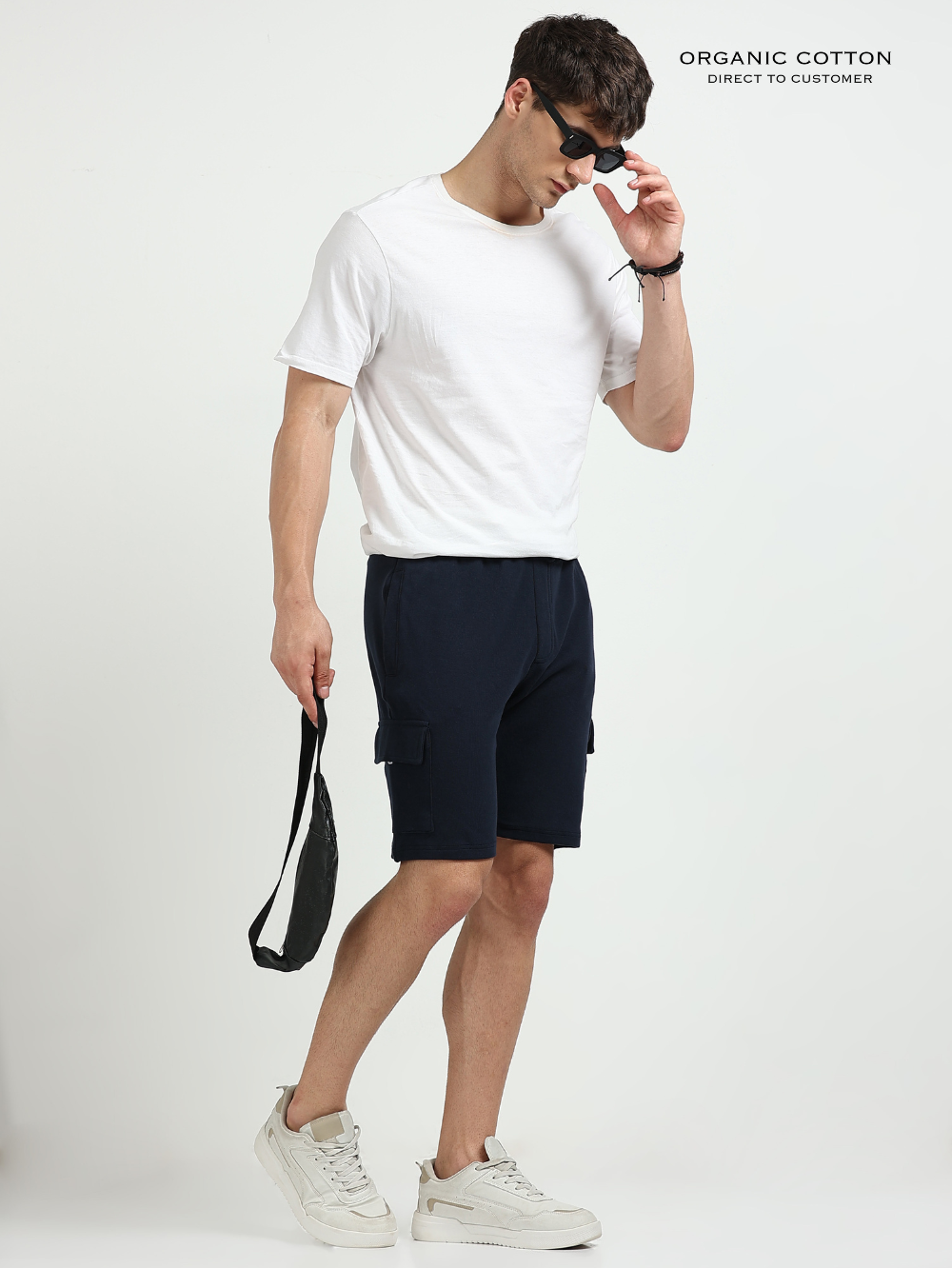 Organic Cotton Mens Cargo Shorts