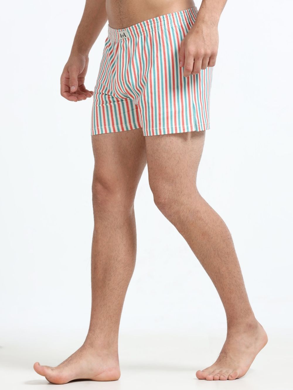 Mens Organic Cotton Printed Short Boxer - Pack of 3