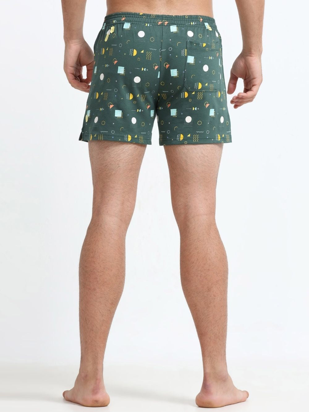 Mens Organic Cotton Printed Short Boxer - Pack of 3