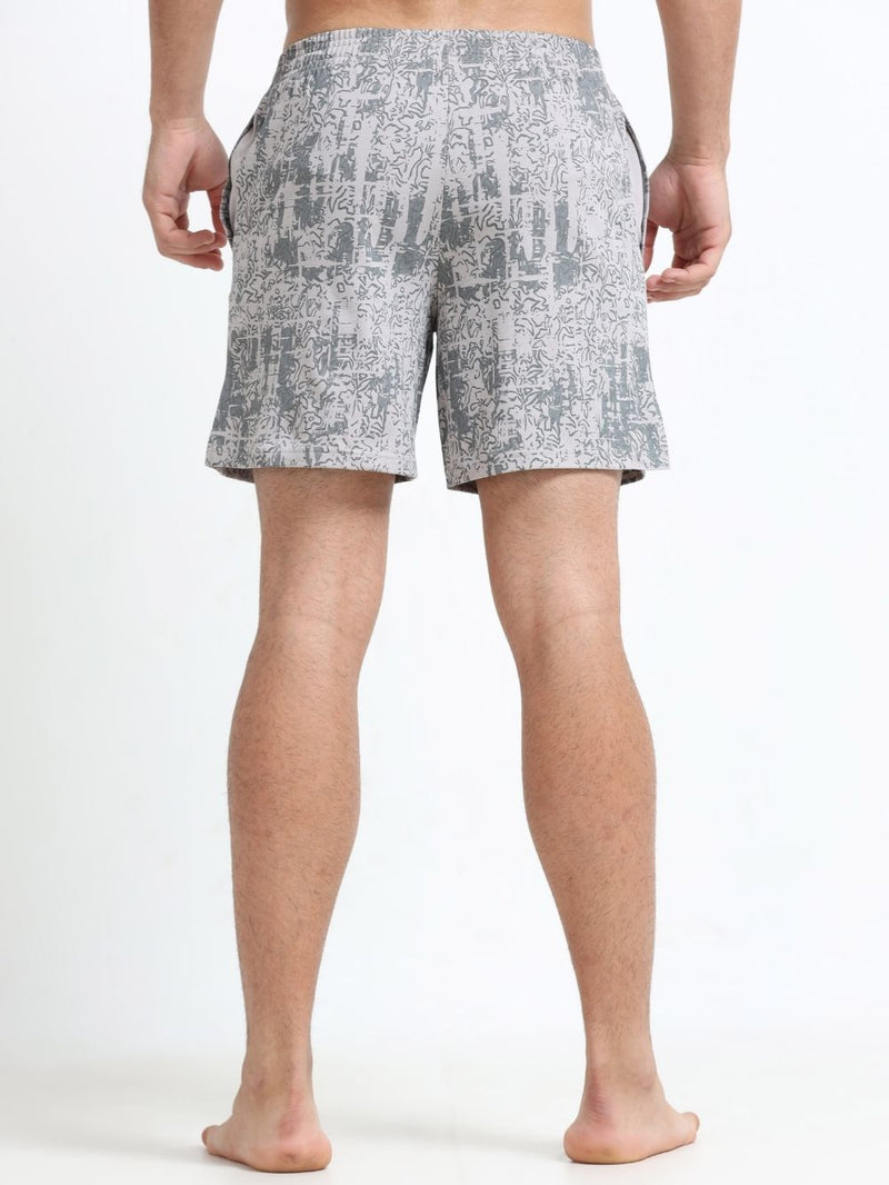 Mens Organic Cotton Regular Printed Boxers - Pack of 2