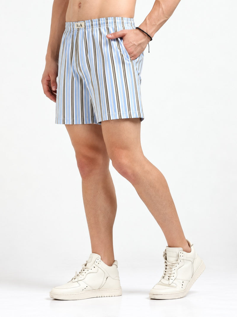 Organic Cotton Short Boxer for Mens - Pack of 3 (Wine, Green, P08-White)