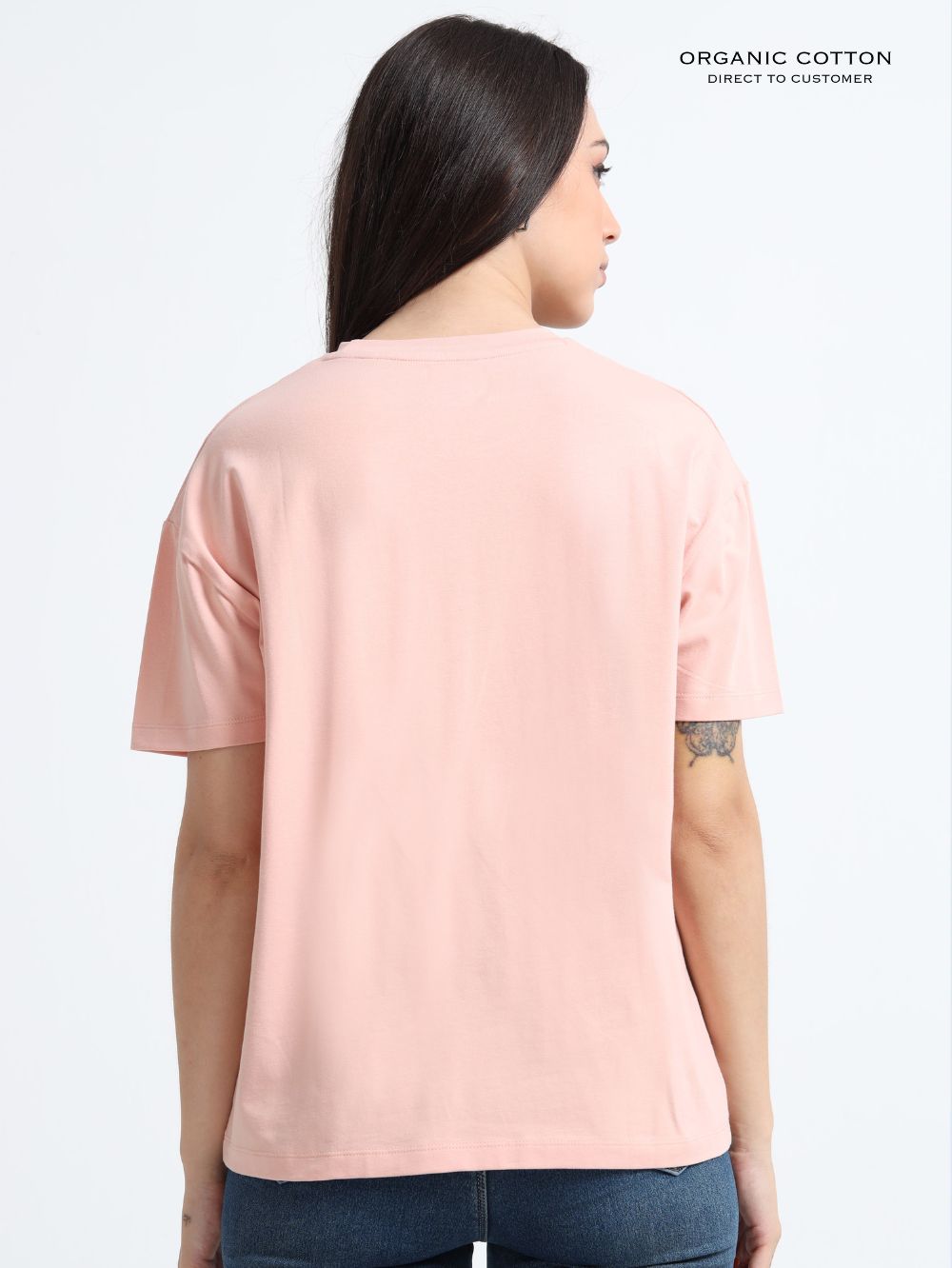 Evening Sand Organic Cotton Over Sized Tee