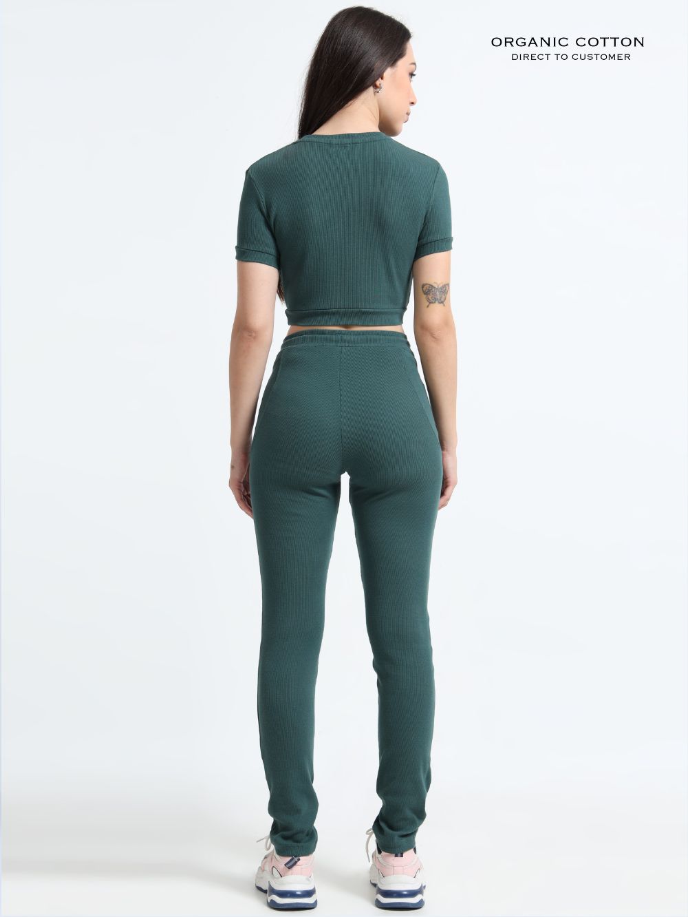 Womens Organic Cotton Co-Ord Set - 2 Pcs Pack