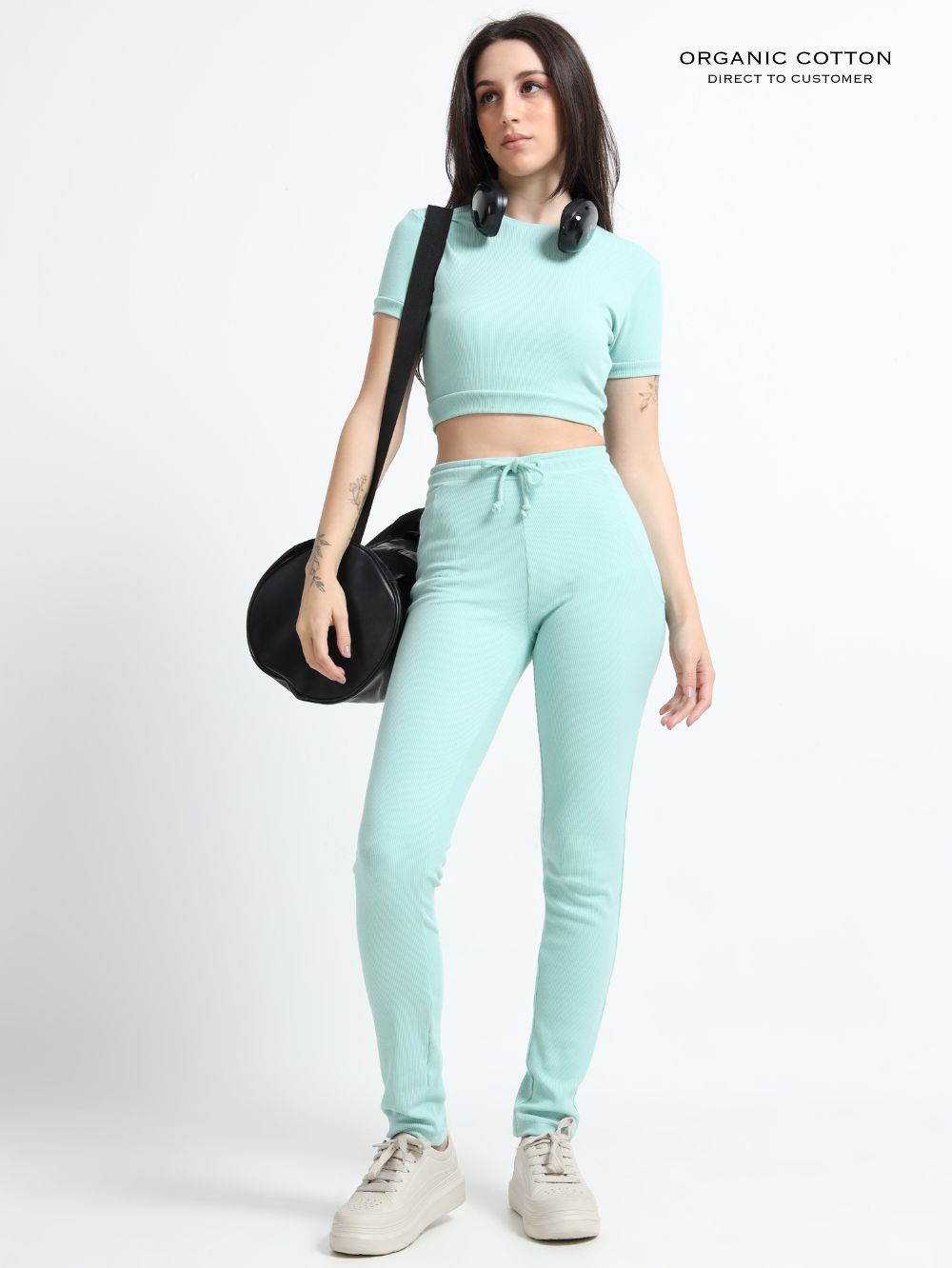 Womens Organic Cotton Co-Ord Set - 2 Pcs Pack