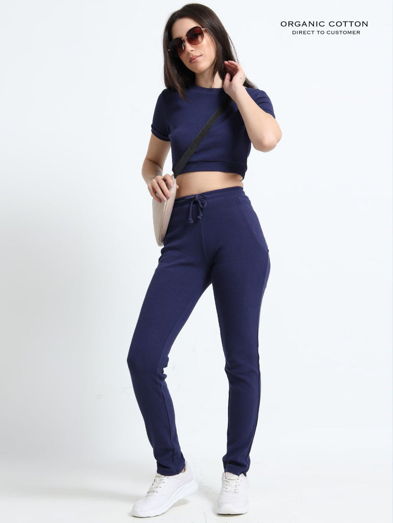 Womens Organic Cotton Co-Ord Set - 2 Pcs Pack
