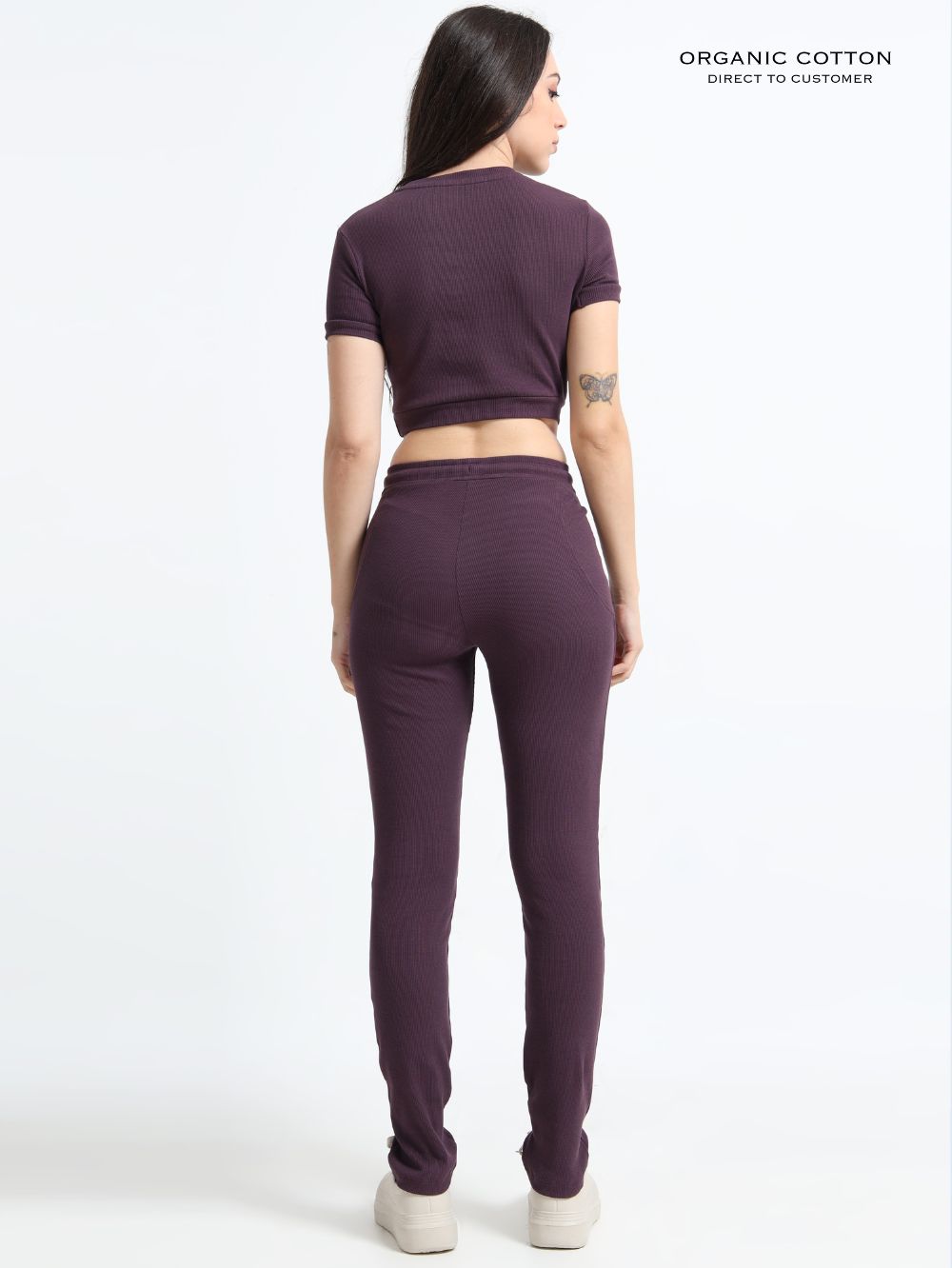 Womens Organic Cotton Co-Ord Set - 2 Pcs Pack