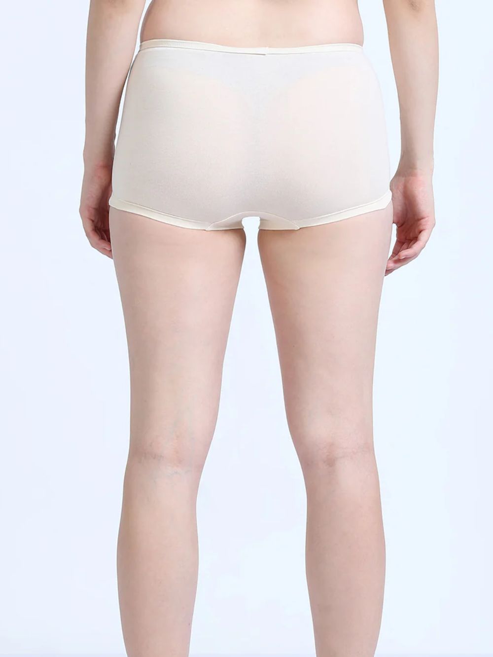 Flamingo and White Swan Organic Cotton Boy Shorts for Women - Pack of 2