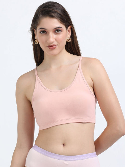 Fragrant Lilac Organic Cotton Women's Beginners Comfort Bra