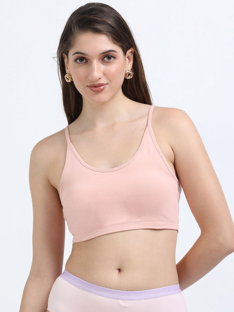 Fragrant Lilac Organic Cotton Women's Beginners Comfort Bra