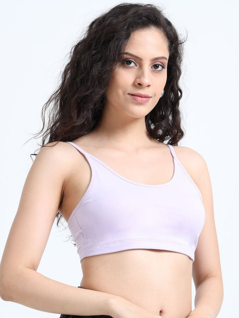 Orchid Petal Organic Cotton Women's Beginners Comfort Bra