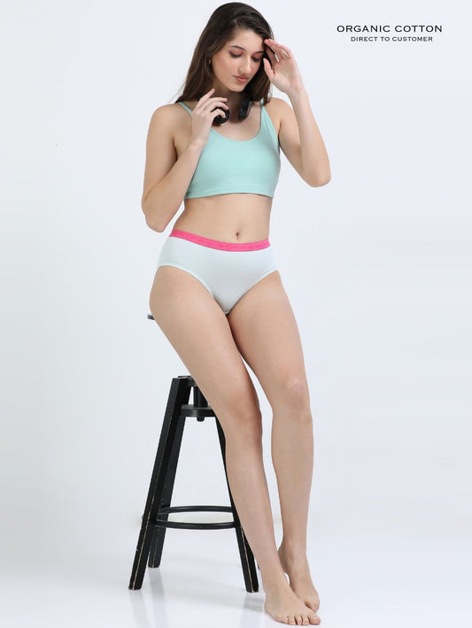 Sky Light Organic Cotton Women's Beginners Comfort Bra