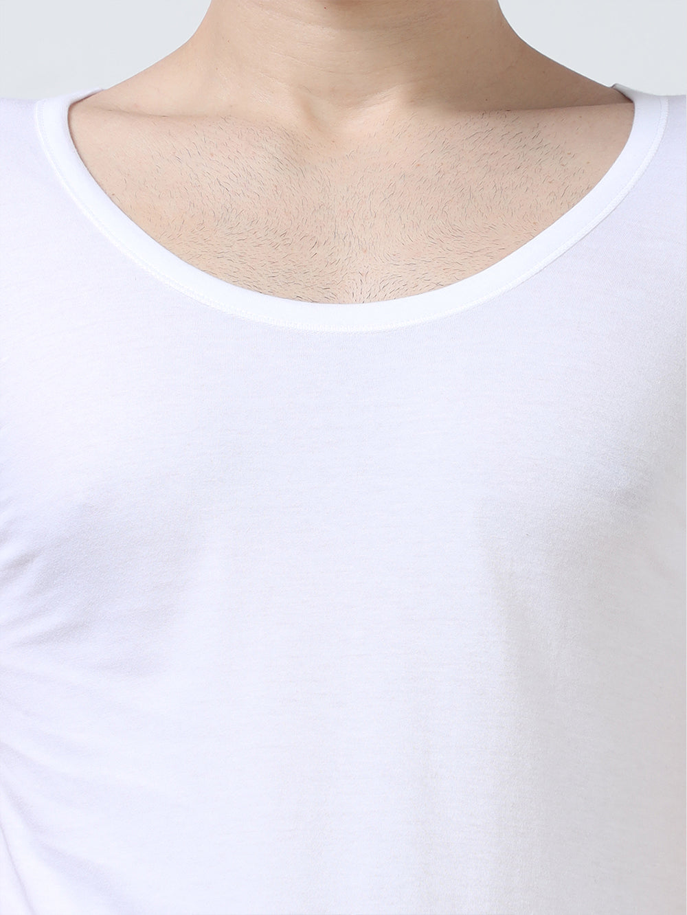 Men’s Organic Cotton Half-Sleeve Round Neck Vest. Pack of 2.