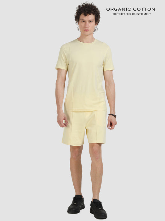Baby Yellow Organic Cotton Mens Co-Ord Set