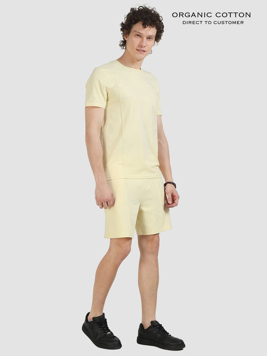 Baby Yellow Organic Cotton Mens Co-Ord Set