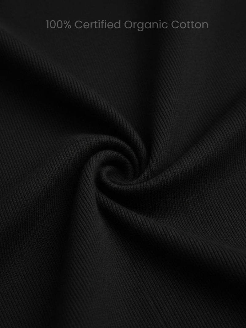 Black Organic Cotton Co-Ord Set