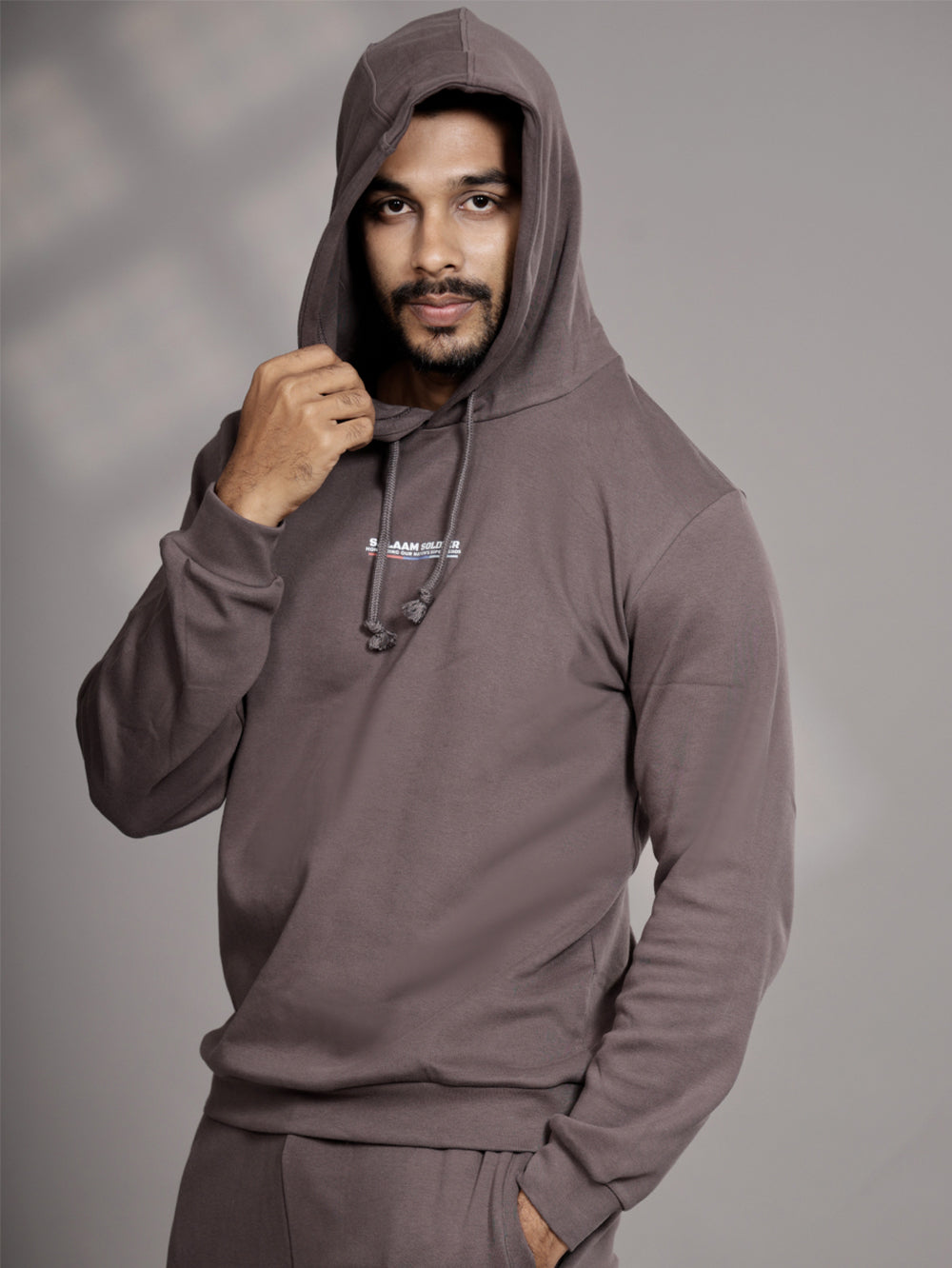 LuxeStretch Organic Cotton Joggers for Men - Dark Grey