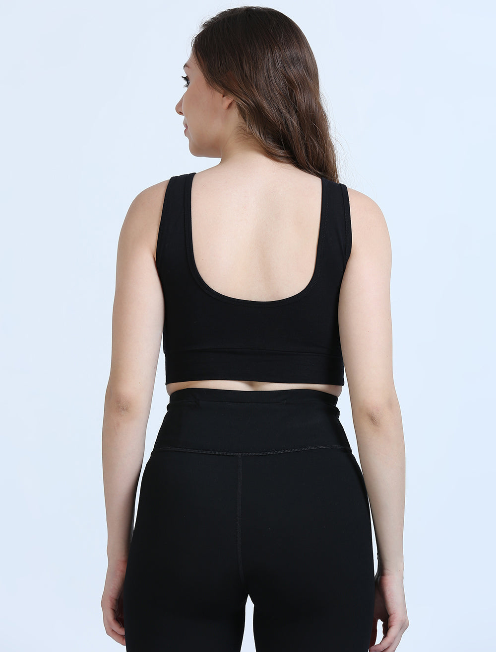 Black Organic Cotton Women's All-Day Comfort Bra