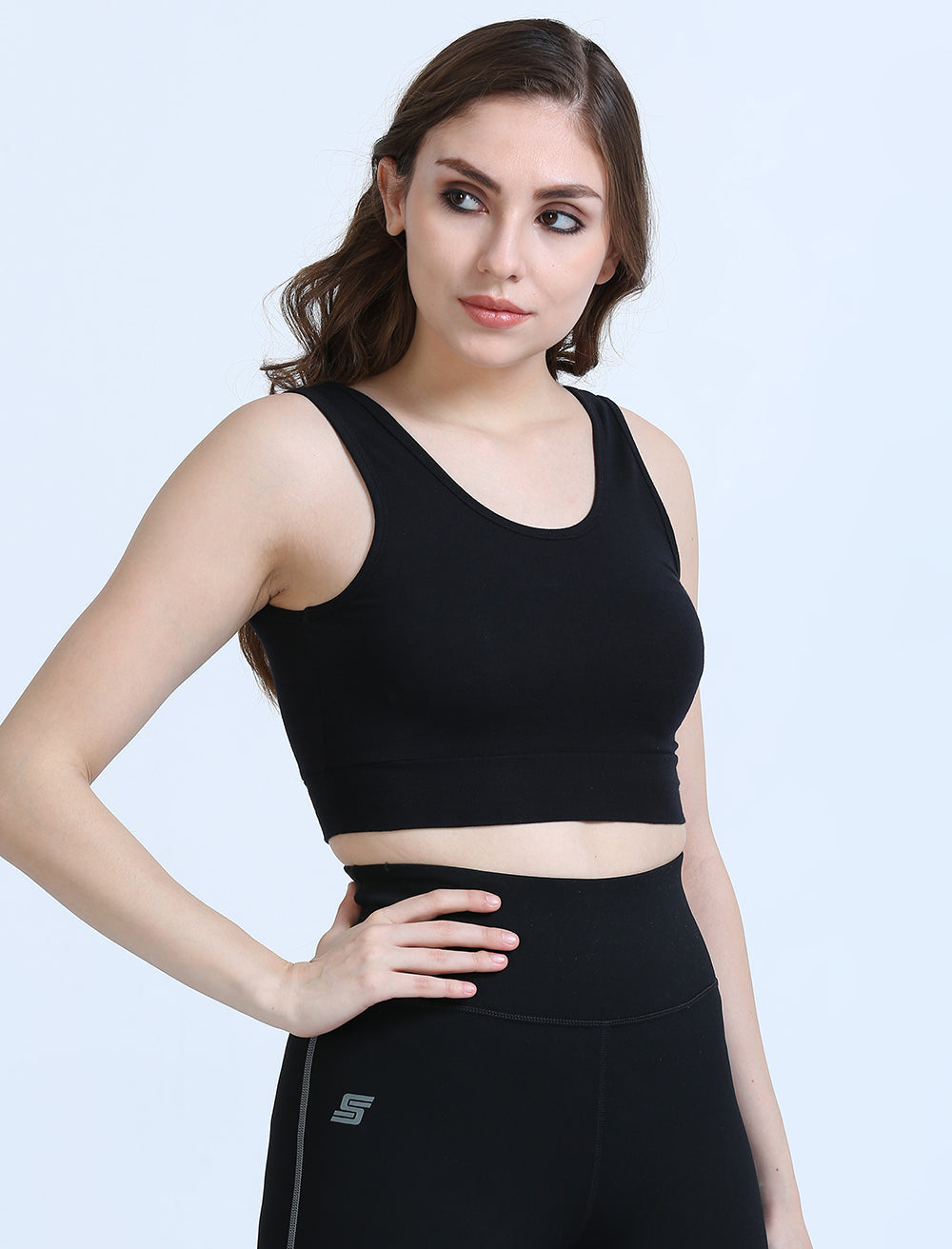 Black Organic Cotton Women's All-Day Comfort Bra