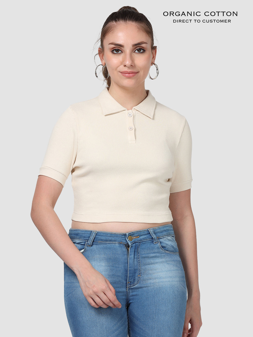 Organic Cotton Women's Crop Tee
