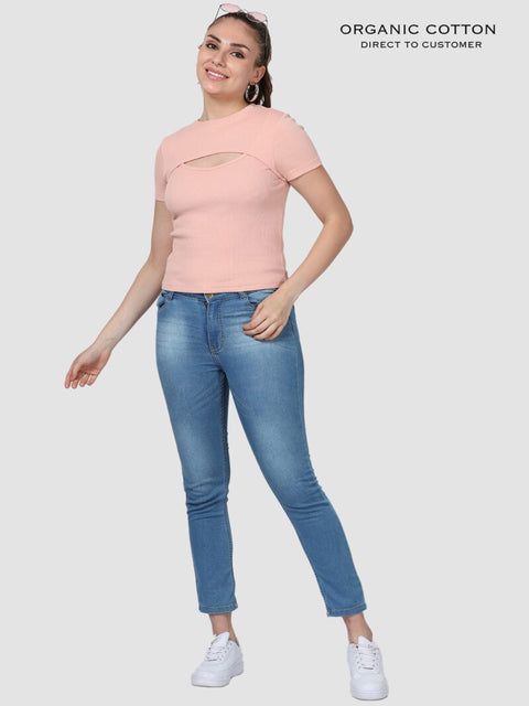Organic Cotton Women’s Tee - Evening Sand