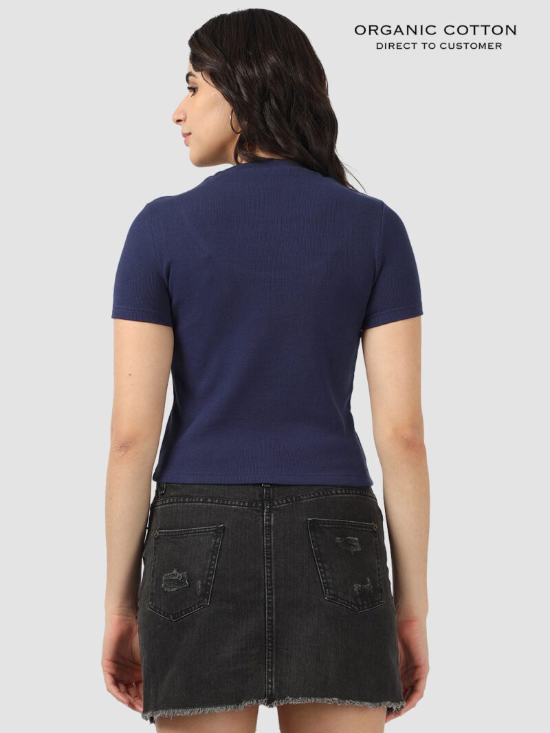 Organic Cotton Women’s Tee - Medivel Blue