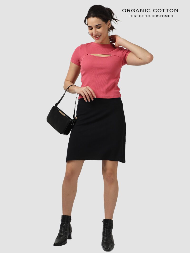 Organic Cotton Women’s Tee - Slate Rose