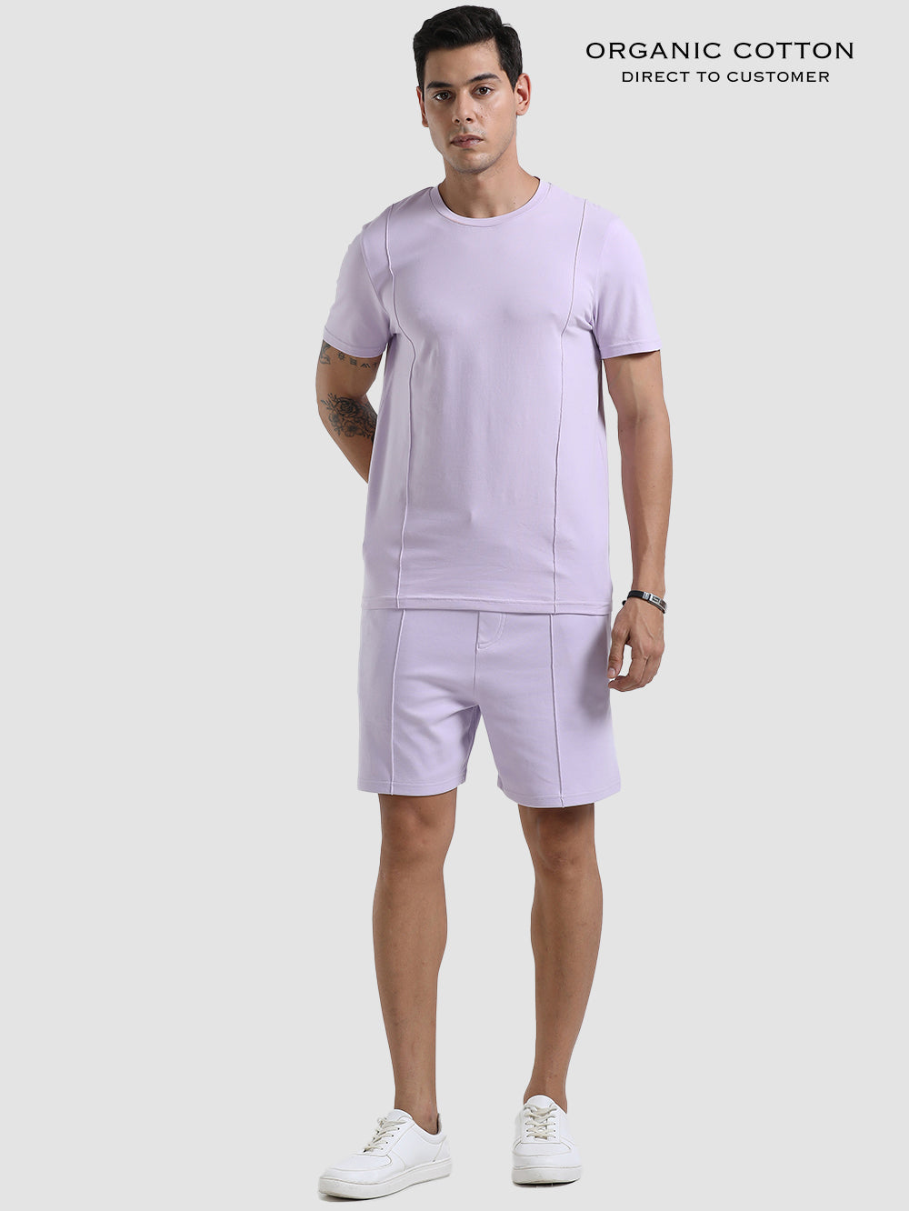 Orchid Petal Organic Cotton Mens Co-Ord Set