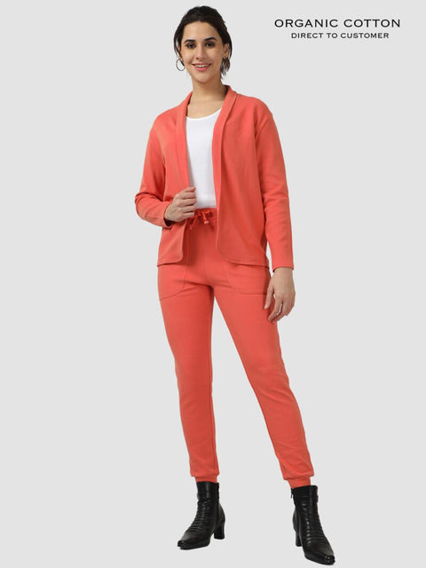 flamingo Organic Cotton Women’s Cardigan & Pants Set