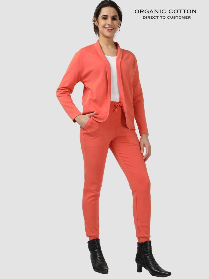 flamingo Organic Cotton Women’s Cardigan & Pants Set