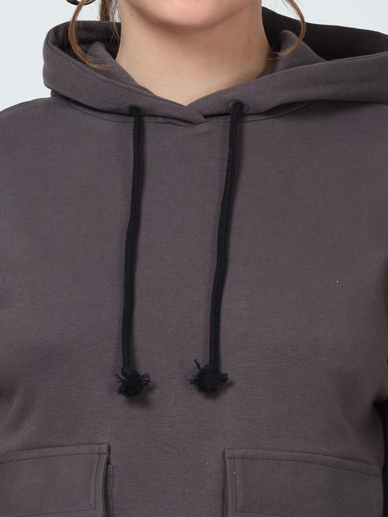 Dark Grey Cozy Flex Organic Cotton Hoodie & Jogger Set