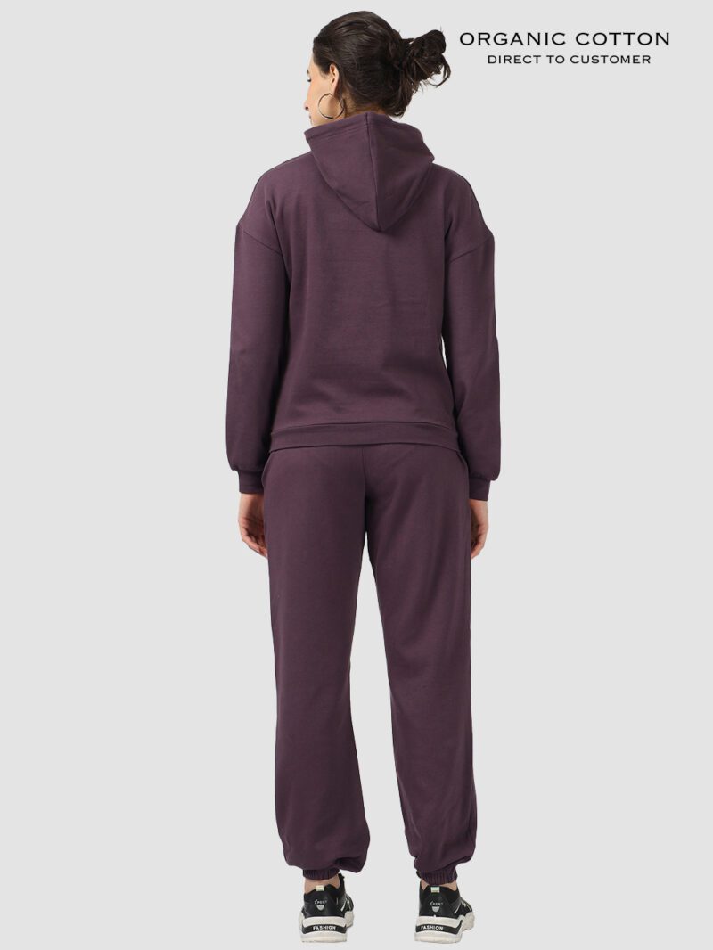 Wine Cozy Flex Organic Cotton Hoodie & Jogger Set
